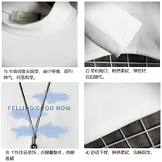 BT40143-P30加绒款-P40半高领长袖t恤男大码内搭打底衫男网格，男装T恤，电商A040A