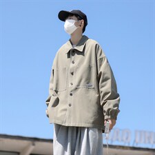CS31-P44日系长袖衬衫外套，男装衬衫，星座1501-1