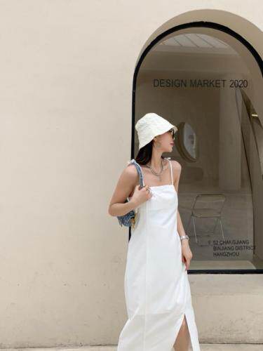吊带式连衣裙洋气款，女装背心吊带，Alissa Lin
