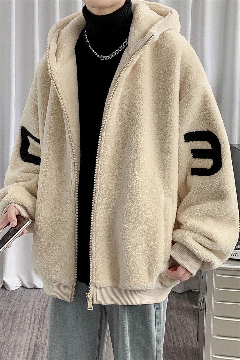 冬装青少年加绒加厚保暖棉衣刺绣羊羔绒外套男女913-P105控价138,男装棉衣,电商A441-1