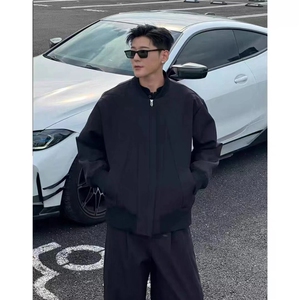 美式高街牛仔棉衣外套男女春秋冬季复古潮流加绒加厚棉服保暖夹克图片