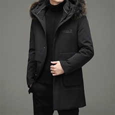 BW21903钱塘2020-2中年男士商务休闲中长款冬季厚款羽绒服P430，男装羽绒服，钱塘207-2