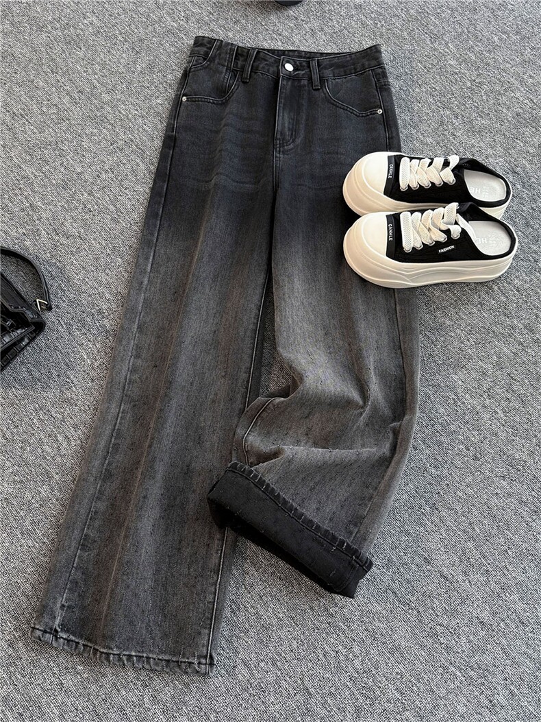 高级感时尚潮流套装女春新款修身显瘦斜肩抽绳上衣牛仔长裤两件套,女装套装/套裙,江南
