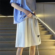 夏季外穿休闲宽松潮牌高街五分裤美式篮球运动短裤男K3317-P22，男装休闲裤，星座512-2