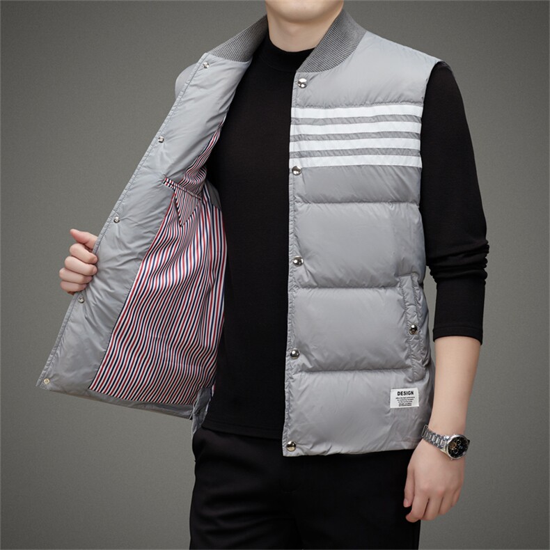 BAMJ-8939钱塘2020-2中年男士冬季厚款商务休闲羽绒服马甲P175图片