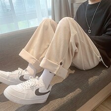 2022纯色灯芯绒休闲裤直筒男裤D201-DM92-P40,男装休闲裤,电商D321-1