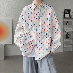 现货秋季 特批50  新款高品质破洞衬衫抖音品质 CS7842-P50 控78图片