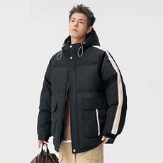 男士棉衣户外青少年连帽冲锋衣口袋棉服外套，男装棉衣，星座1206（原A206）