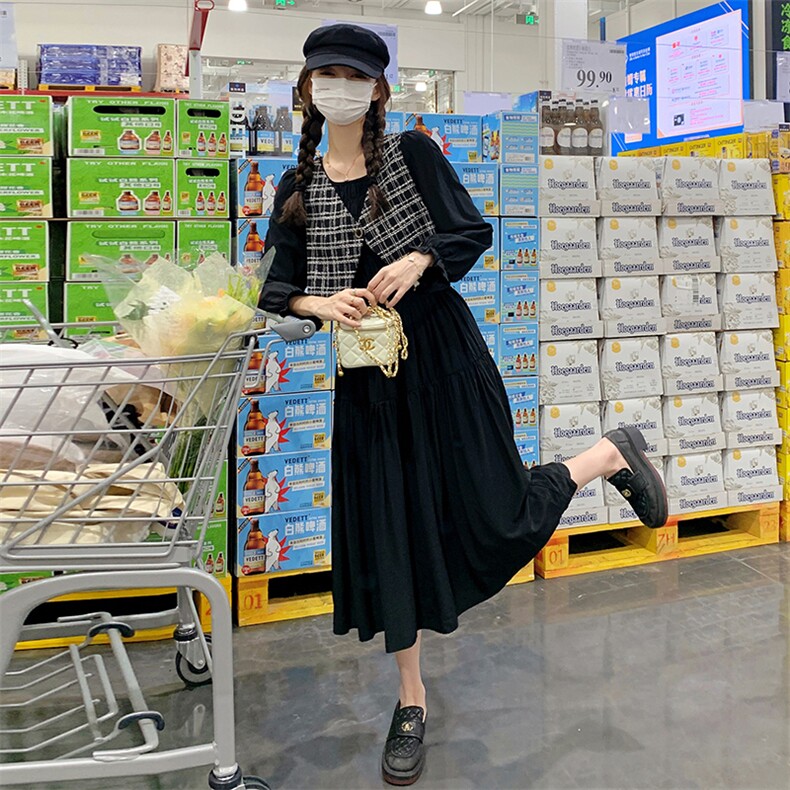 现货！26年春装新款小香风+连衣裙两件套6712-P135K188,女装套装/套裙,2D112