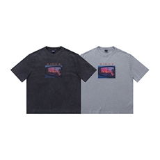 PL1256 300克重磅洗水后视镜印花T恤,男装T恤,电商基地S002, PL1256 300克重磅洗水后视镜印花T恤,男装T恤,电商基地S002,