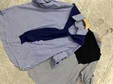 披肩条纹连衣裙，女装连衣裙，时代公主