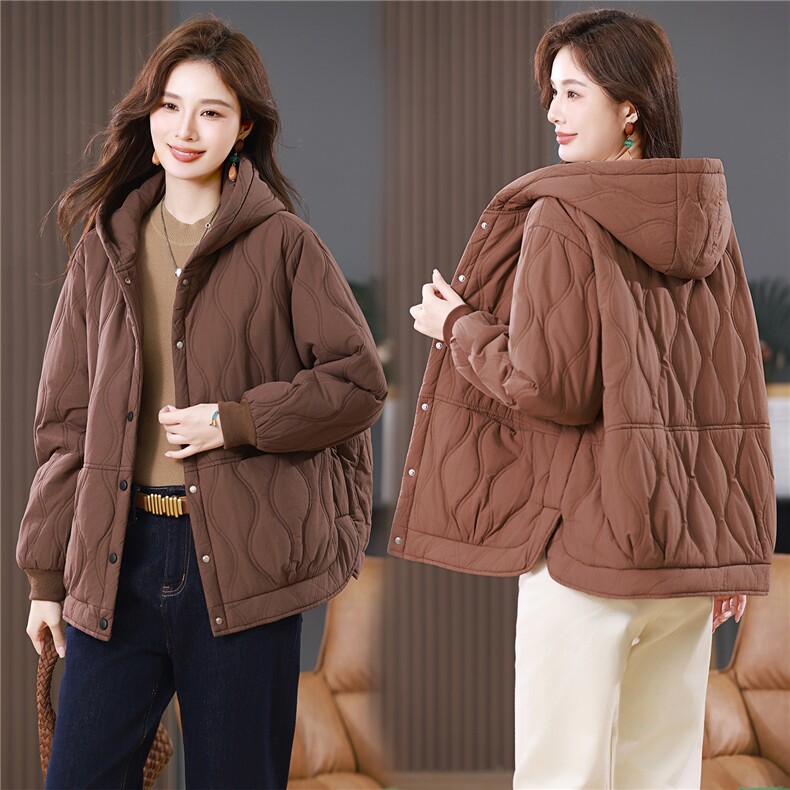 2025年冬季休闲棉服，女装棉衣/棉服，悦见她