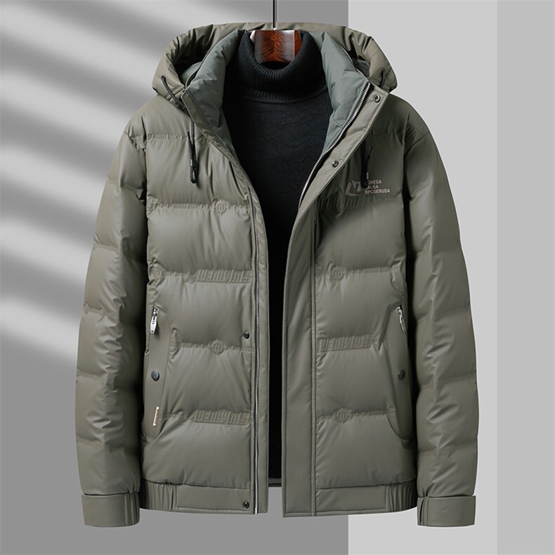 V2389钱塘2020-3秋冬新款中年男士连帽羽绒服保暖休闲外套P255,男装羽绒服,钱塘207-3