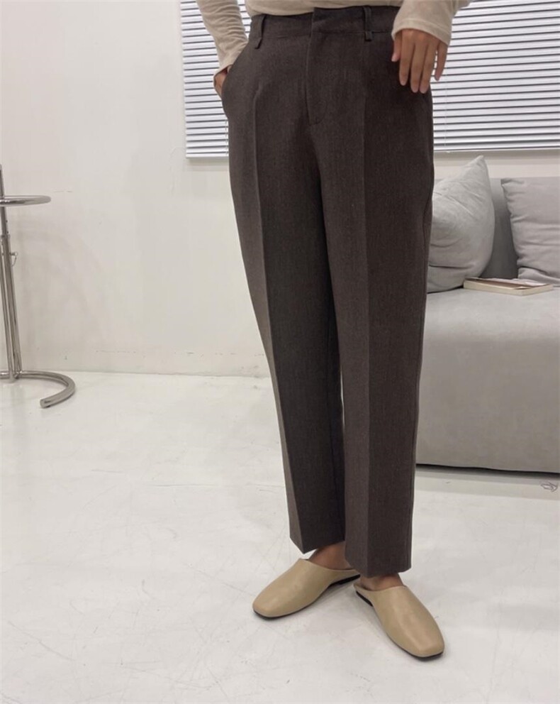 〖现货〗秋冬新款韩版加厚昵料抗皱裤子，其它，炽元素