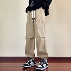 美式机能风工装裤子男士潮牌宽松青少年直筒休闲阔腿长裤K873/P50，男装工装外套，星座506