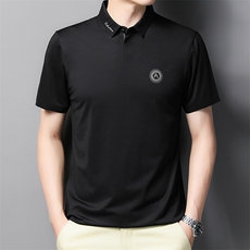 夏季新款男士翻领短袖t恤中年有领男装上衣服休闲POLO衫，男装T恤，电商B212（原钱塘6029）