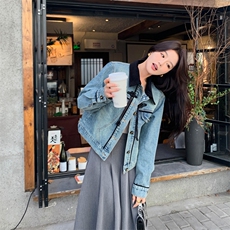 2024年春季新款时尚潮流牛仔外套，女装牛仔外套，依曼迪