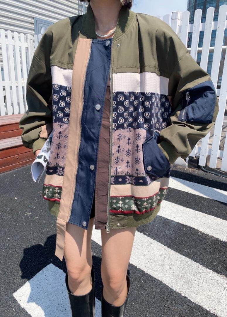 拼接款棒球服，其它，欧蒂雅克