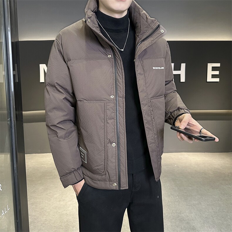 店主风2025年新款时尚立领潮流保暖羽绒服男A236-G50-P200,男装羽绒服,电商A236