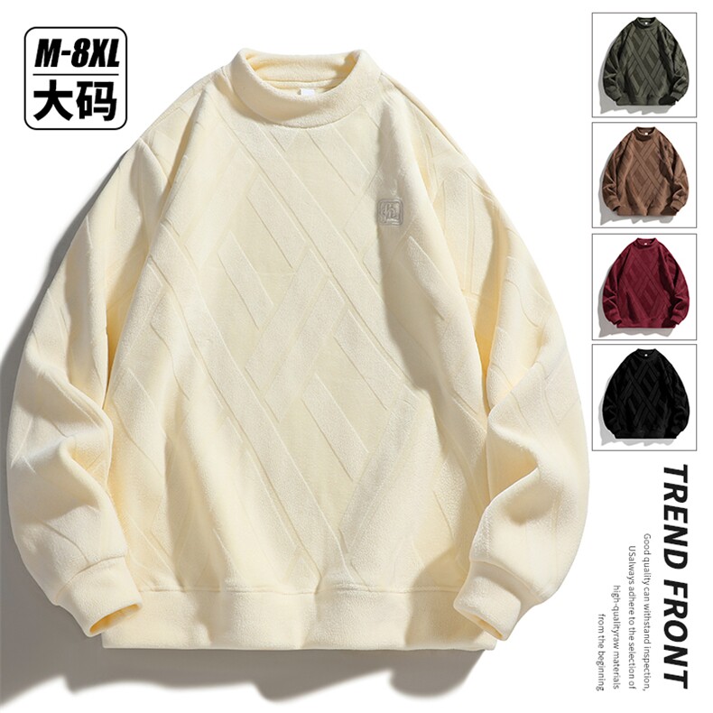 9816小码40大码45（79）重磅大码双面奥粒绒立体剪花卫衣,男装卫衣,星座1107-1