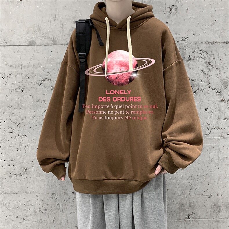 WY2184-P35加绒款-P40纯棉连帽卫衣男大码运动帽衫宽松薄外套男,男装卫衣,电商A040