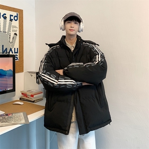 港风2026新品冬季宽松情侣装男装棉衣棉服冬装加厚外套D001-P105图片