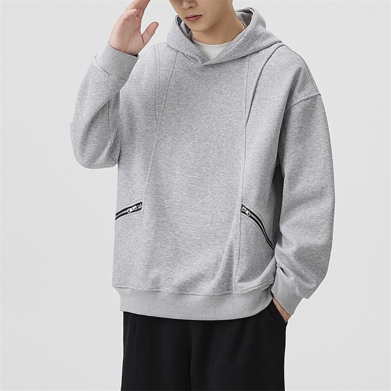 秋季现货宽松套头连帽卫衣男DSA157B-W6701-特P46,男装卫衣,电商A157B