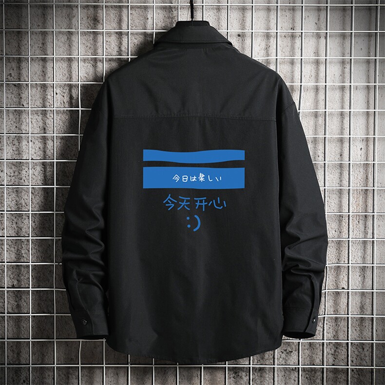 CS15033-P38长袖衬衫男士大码宽松衬衣男寸衫男寸衣,男装衬衫,电商A040A