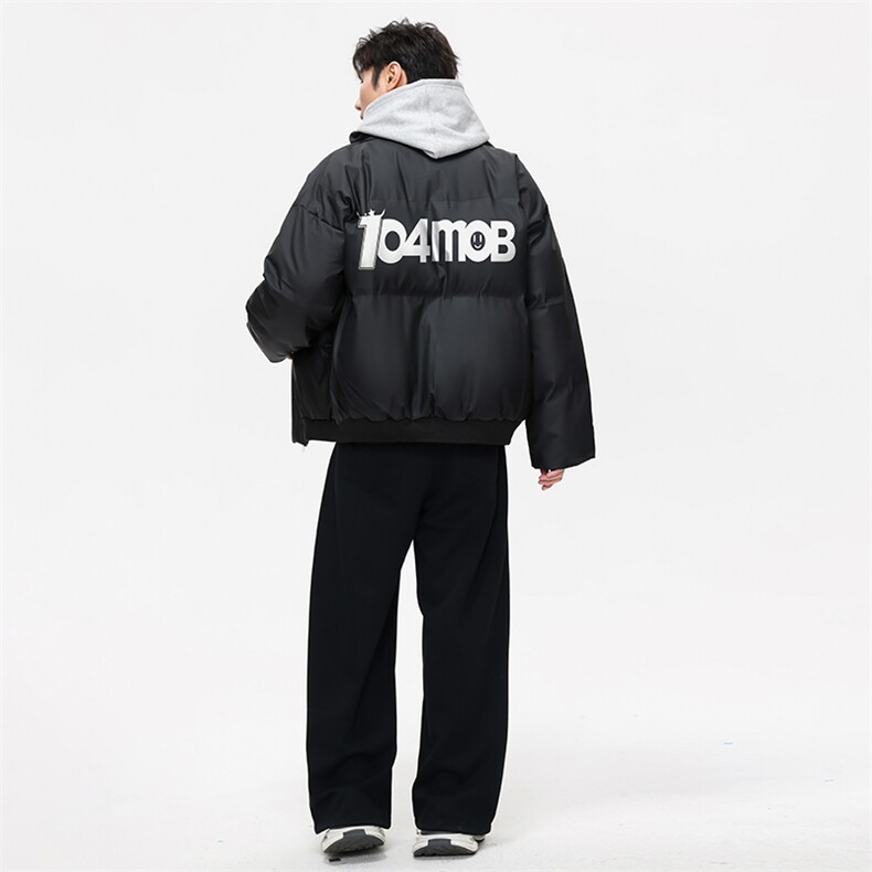 已注册白底抖音直播得物加厚PU皮仿皮棉衣外套M1523P100,男装棉衣,电商C408-1(原B339-1)