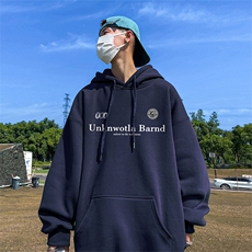抖音得物供货可提供视频春装重磅美式宽松连帽卫衣DL2432，男装卫衣，电商A486-1