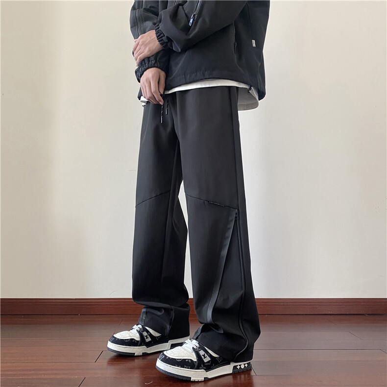 2023机能潮流拉链设计冲锋裤K23554-p50控68加绒K23554JR-p60控78,男装休闲裤,电商B315