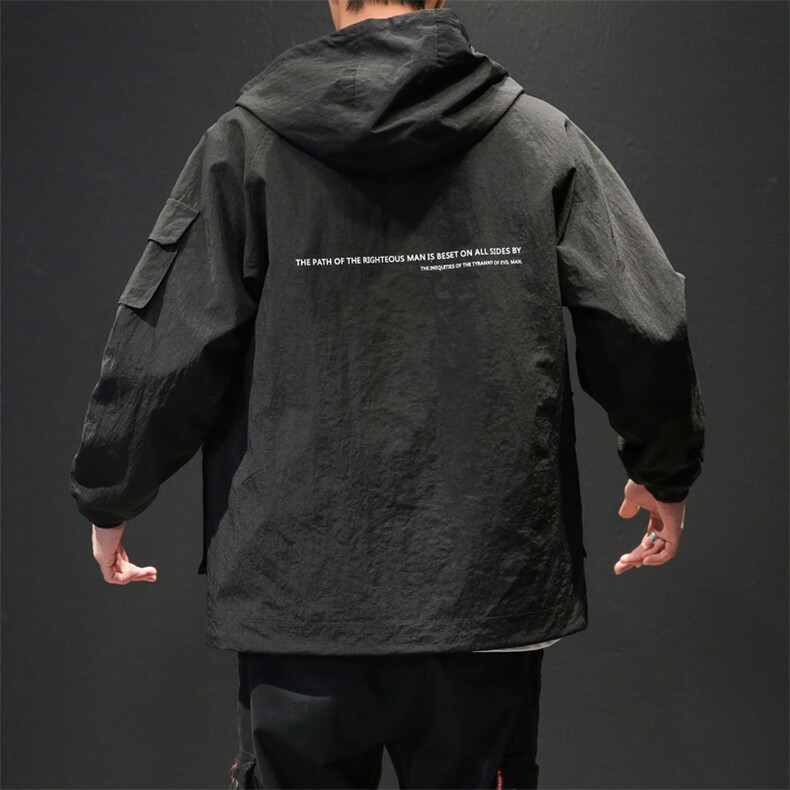 2021春秋季马切达大码新日系纯色连帽外套工装大口袋夹克J959-P85,男装夹克,电商A001