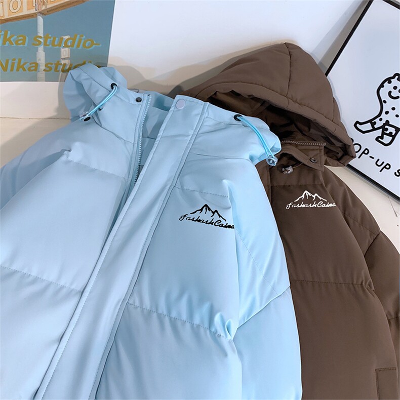 棉衣男冬季新款港风宽松连帽羽绒棉服学生棉服MF200-P69(现货图片