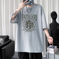 华夫格t恤男短袖男大码五分袖大皂风HT73388-P22，男装T恤，电商A040
