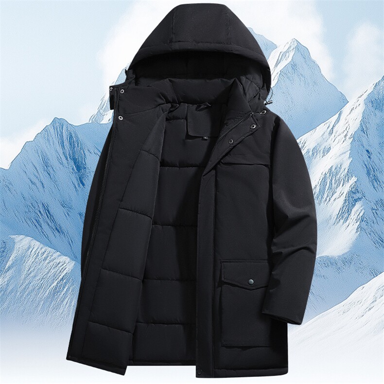 连帽加厚中老年棉衣外套，男装棉衣，星座210-5(原414-2)