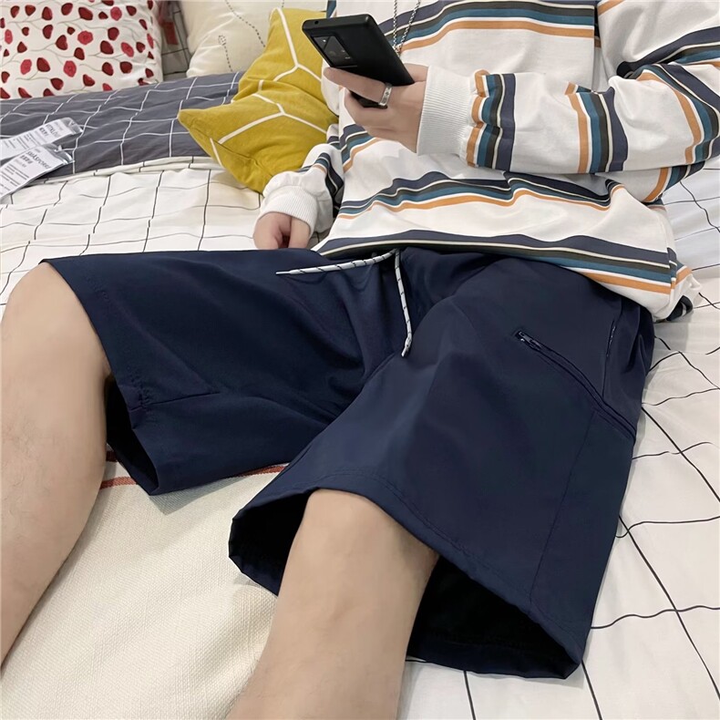 短裤男夏季篮球运动大裤衩潮流宽松裤子Q08P32图片