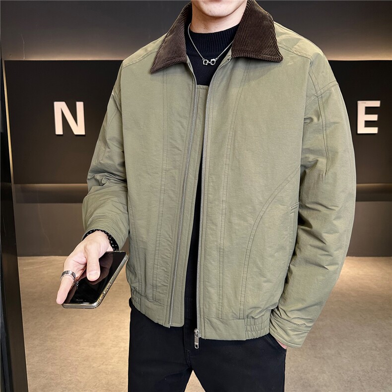 新标巴恩风羽绒服轻奢老钱风外套现货数据款Y5525-P195,男装羽绒服,电商A237