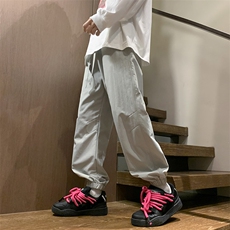 港风秋冬工装裤宽松休闲伞兵裤男K23322-P40控58，男装工装外套，星座717