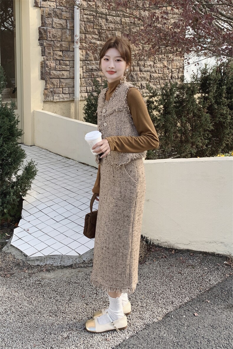 现货三件套套装小香风C278-783-P218-K288,女装套装/套裙,2C278