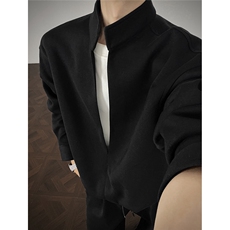 ！美式宽松假两件套装秋季立领卫衣情侣外套男上衣TX222Y-P60，男装休闲套装，电商C213(原B265)