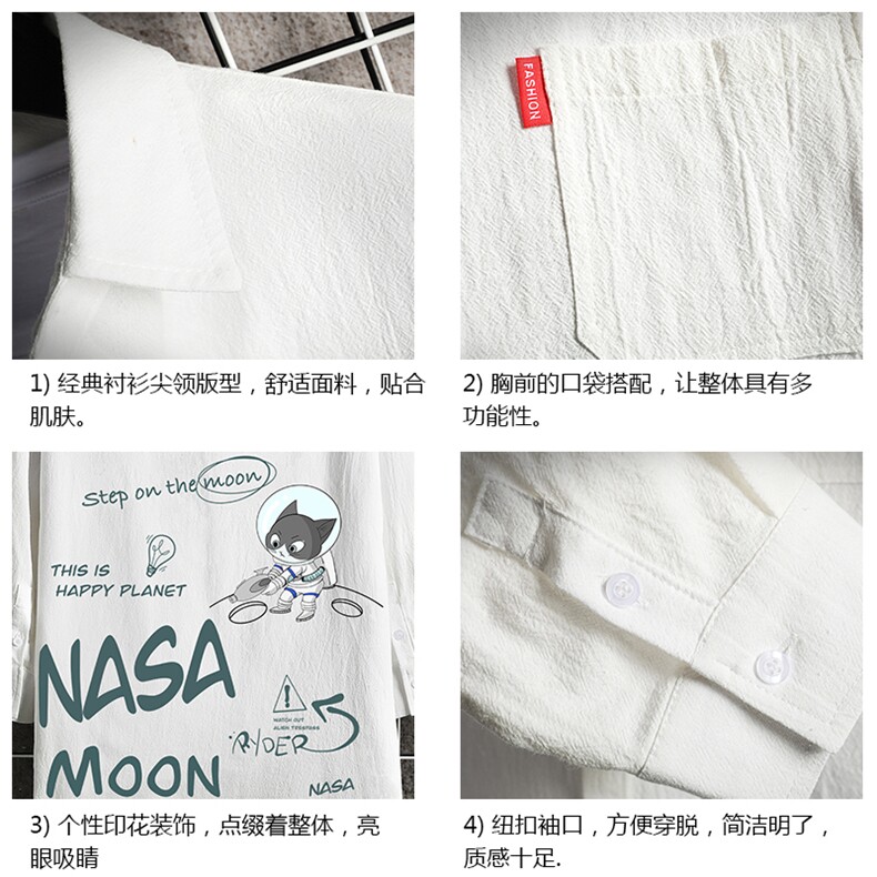 QC58187-P45亚七分袖衬衫男大码五分袖衬衣男短袖网格,男装衬衫,电商A040A