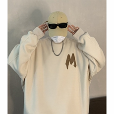 美式卫衣男生圆领内搭男士上衣春秋款WY05061-P40，男装卫衣，星座308B-1