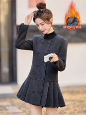 法式小香风羽绒服女2025年冬季新款轻奢高级感连衣裙厚款公主风，女装羽绒服，韩宇舍