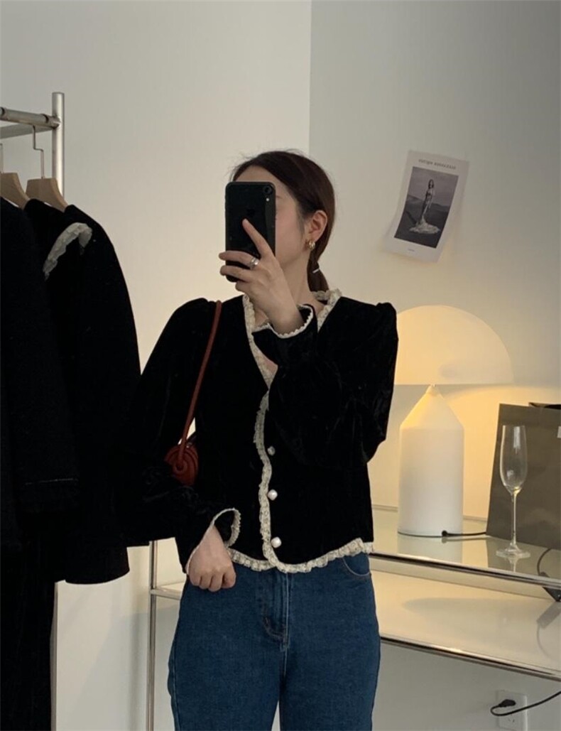 【现货】onetwo开发深秋款丝绒系列产品之一,女装其它,one&two