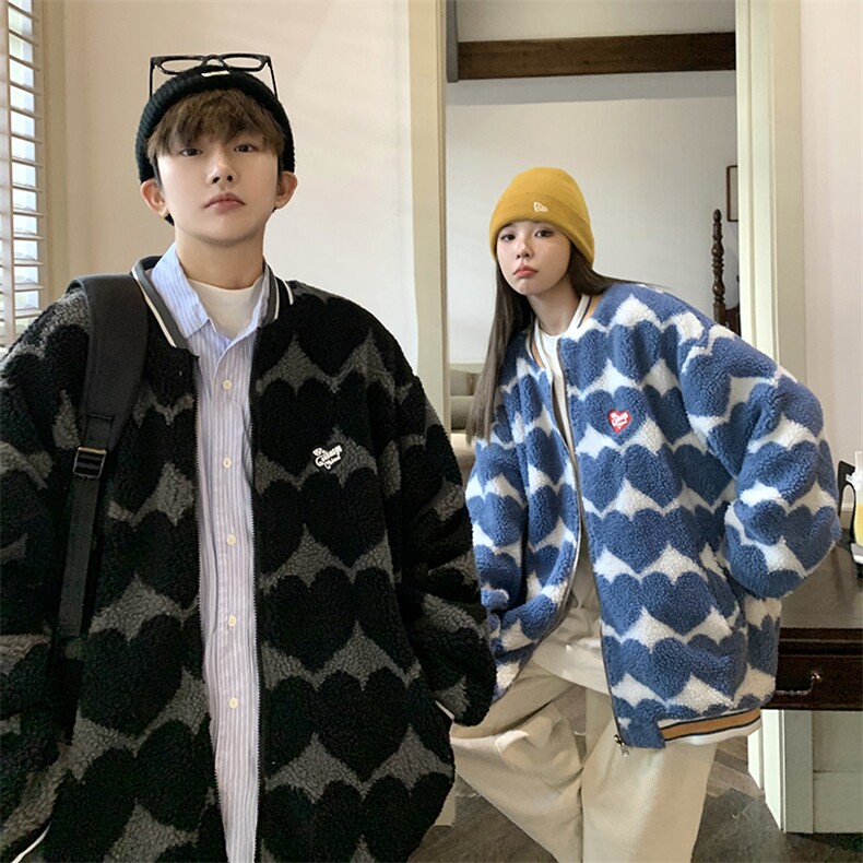 1港风情侣两面穿棉衣男麂皮绒羊羔毛夹克棉服男外套8702P110控148,男装夹克,星座226-2