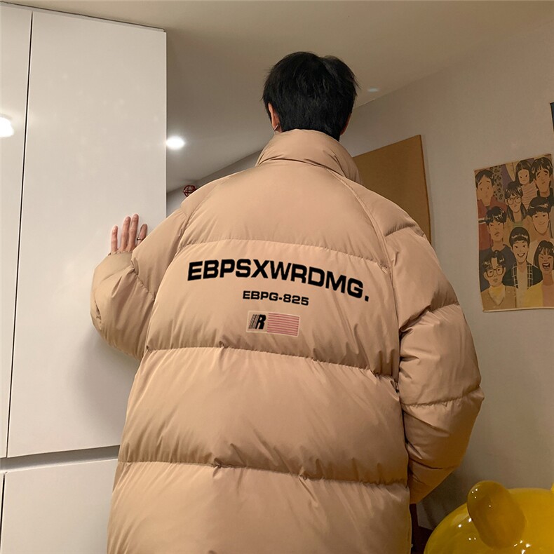 特批内景时尚字母印花面包服翻领棉衣A247-TPMY63701特批75控128,男装棉衣,电商A247