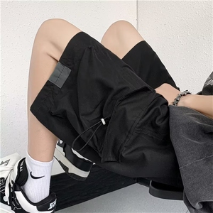 短裤男夏季潮牌情侣宽松休闲中裤设计感小众重磅五分裤DK2204-P29图片
