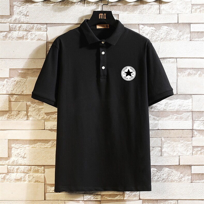 PL57177-P35翻领短袖polo衫男大码胖子半袖t恤男有领保罗衫,男装Polo衫,电商A040A