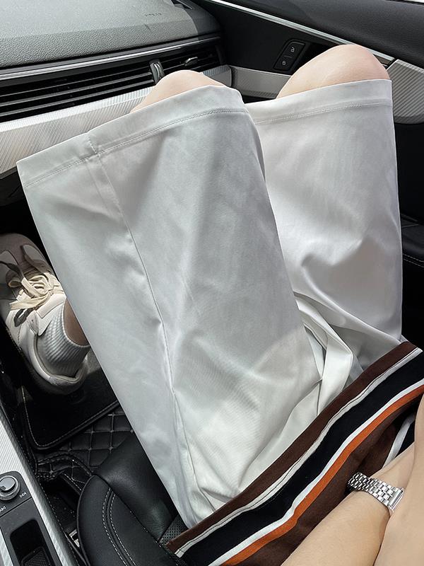 夏日冰丝休闲西装裤自带腰带短裤休闲裤时尚宽松短裤特P30,男装牛仔裤,电商B319
