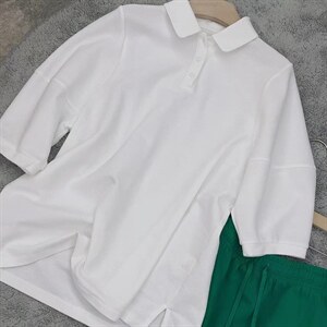 现货，夏装新款，泡泡袖POLO衫图片